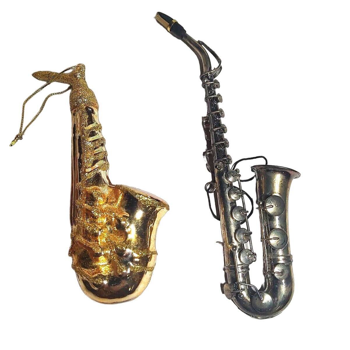 Silver Saxophone Miniature 7\