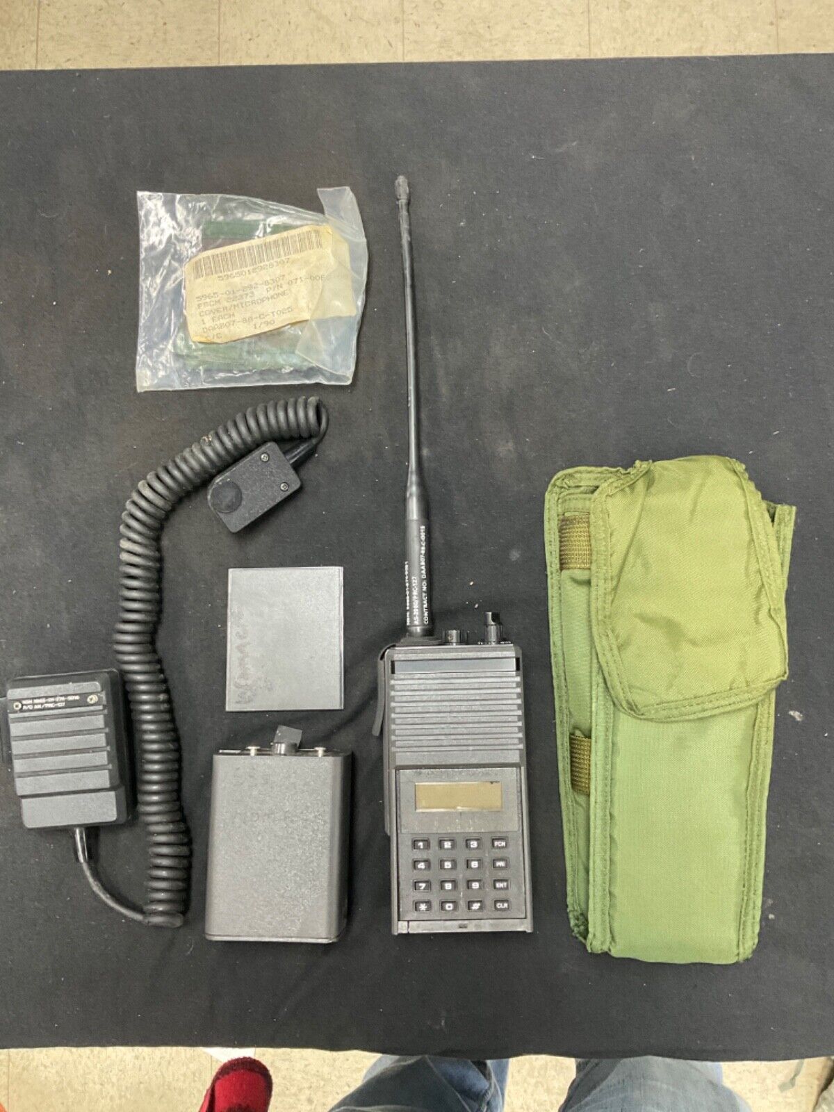 PRC-127 MILITARY RADIO WITH ACCESSORIES