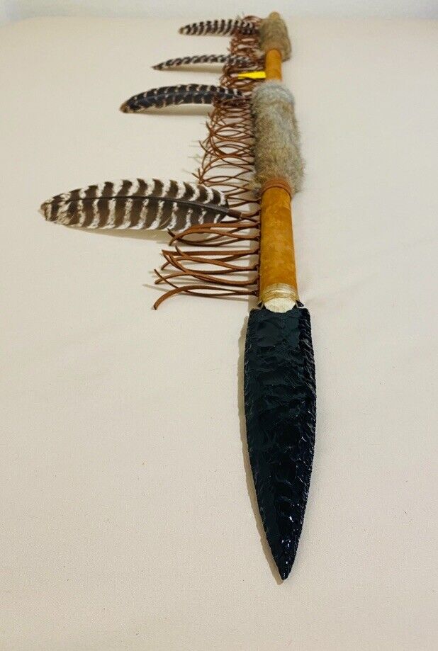 Native American Authentic Cherokee Spear Made By Enrolled Member Of Tribe