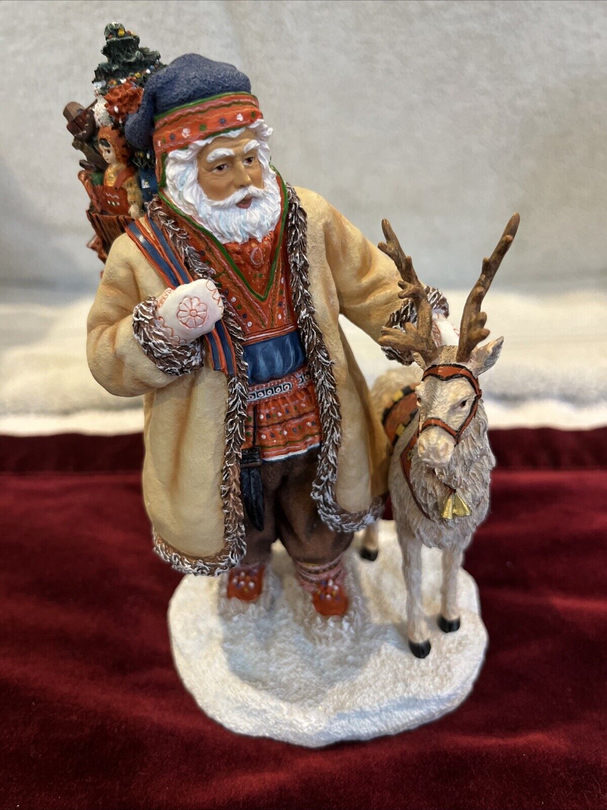 Pipka Laplander Santa Reindeer Gifts Christmas Home Decor # 13922 Artist Choice 