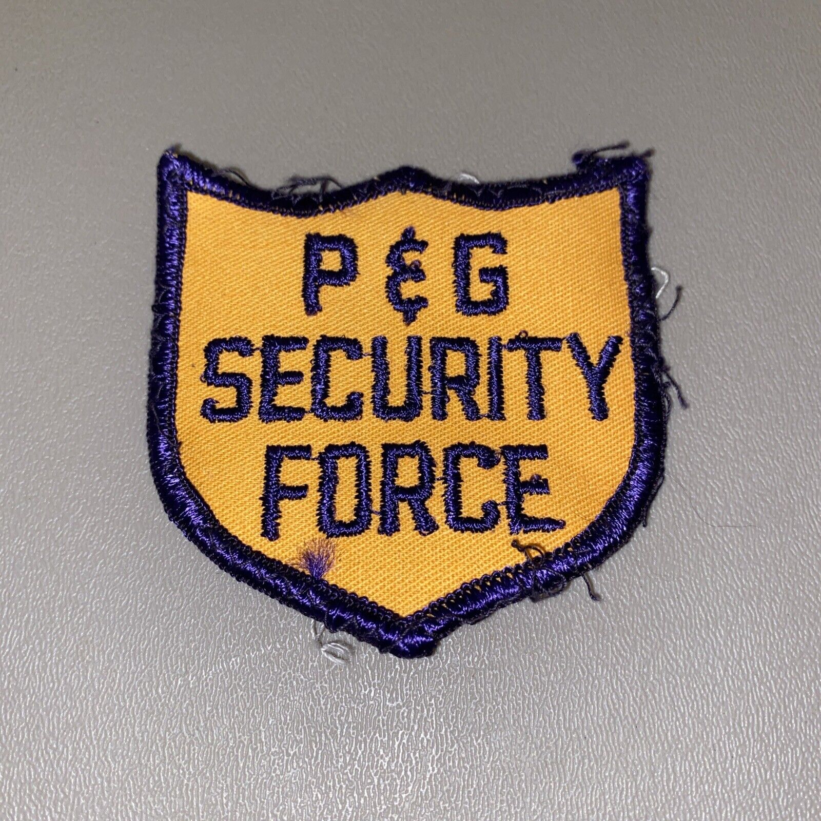 Vintage P & G Security Force Patch