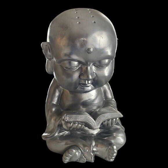 Maitreya Buddha Meditation Statue Buddhist Lucky Big Belly Studio Sculpture 14”