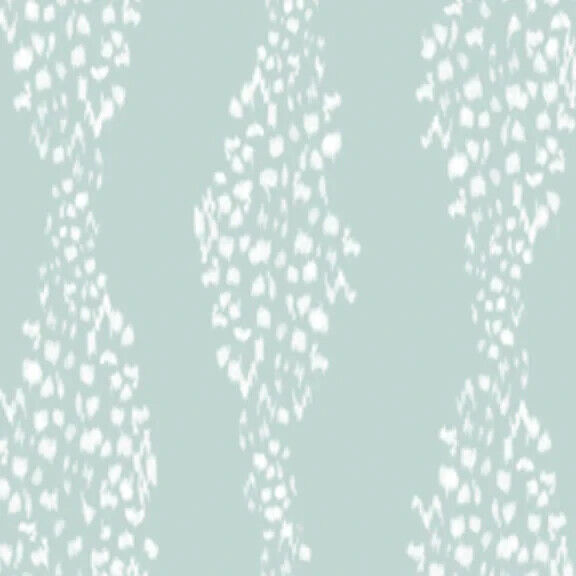 Megan Adams AM Studio Contemporary Print Fabric- Wavy Ikat / Seafoam 8.25 yds