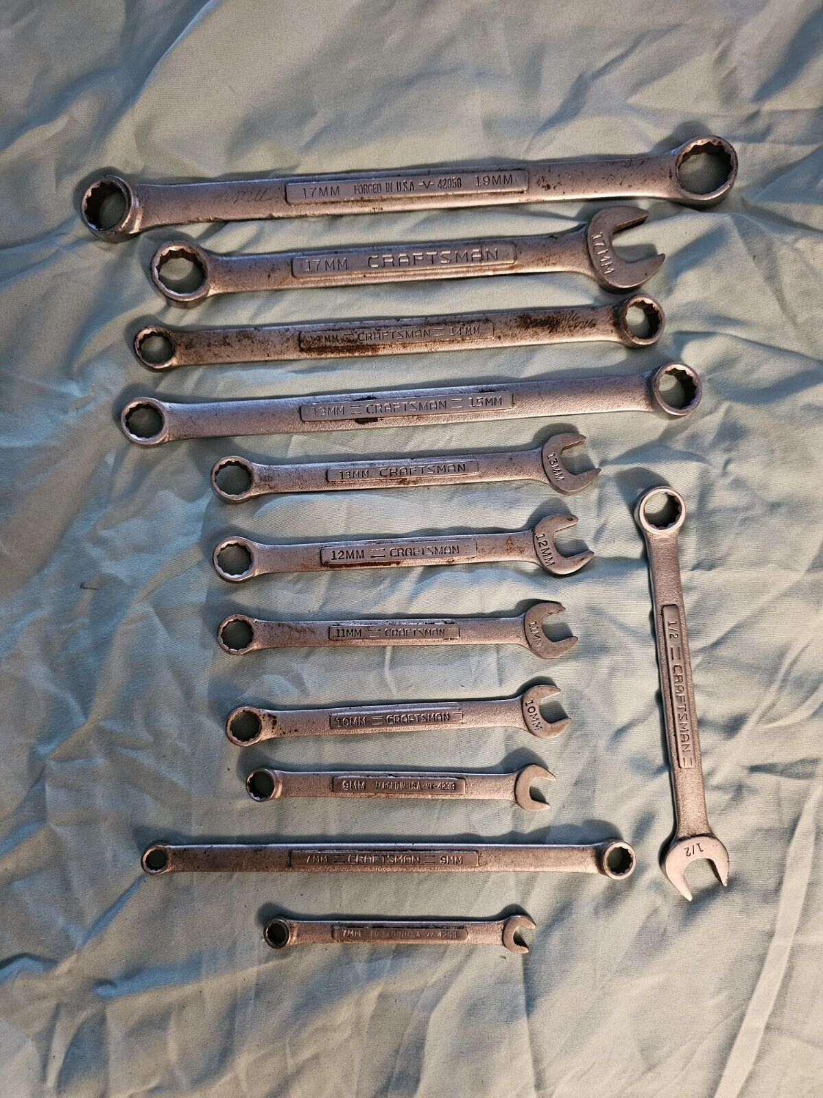 Vintage Usa Craftsman Wrench Lot