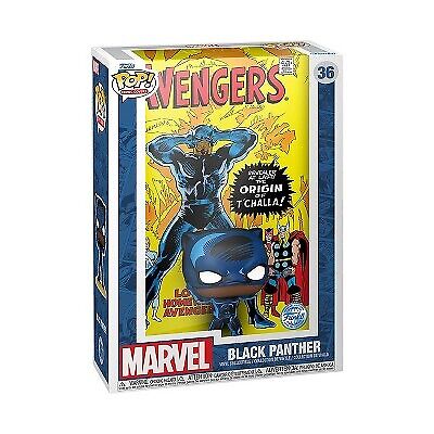 Funko POP Comic Cover: Marvel - Avengers Black Panther Figure