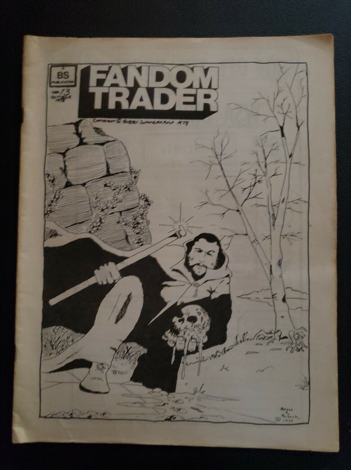 FANDOM TRADER #13 September 1978 comic book adzine fanzine Bronze Age 