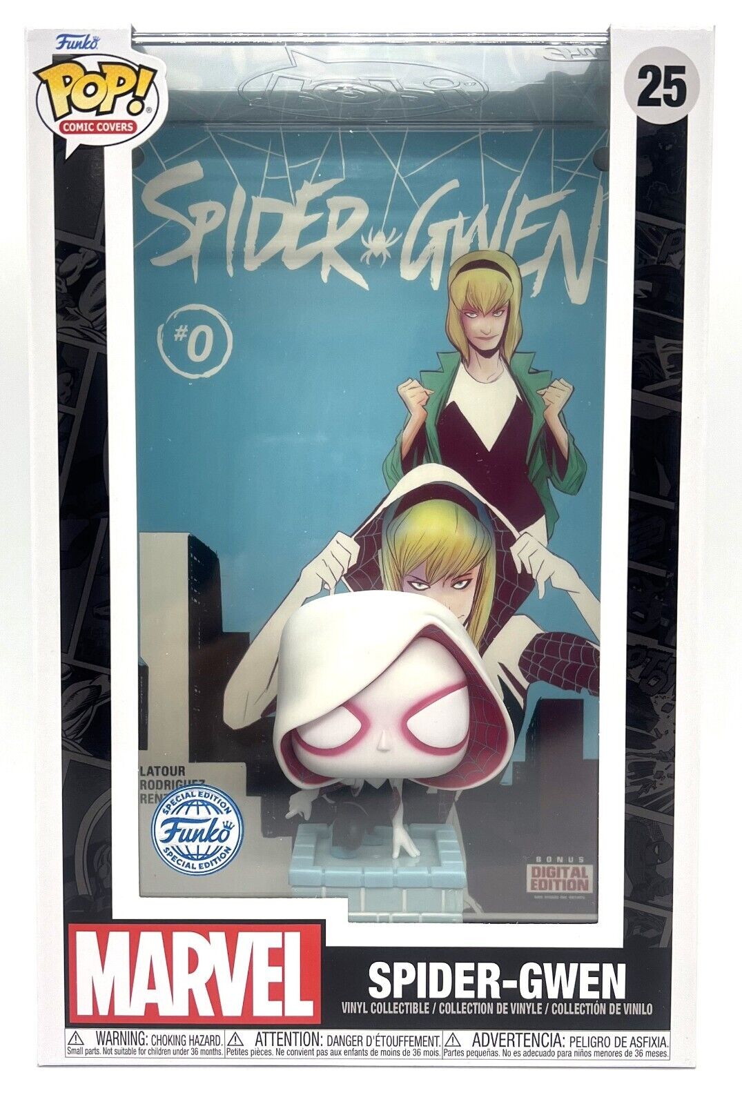 Funko Pop Comic Covers Marvel Spider-Gwen #25 Funko Special Edition