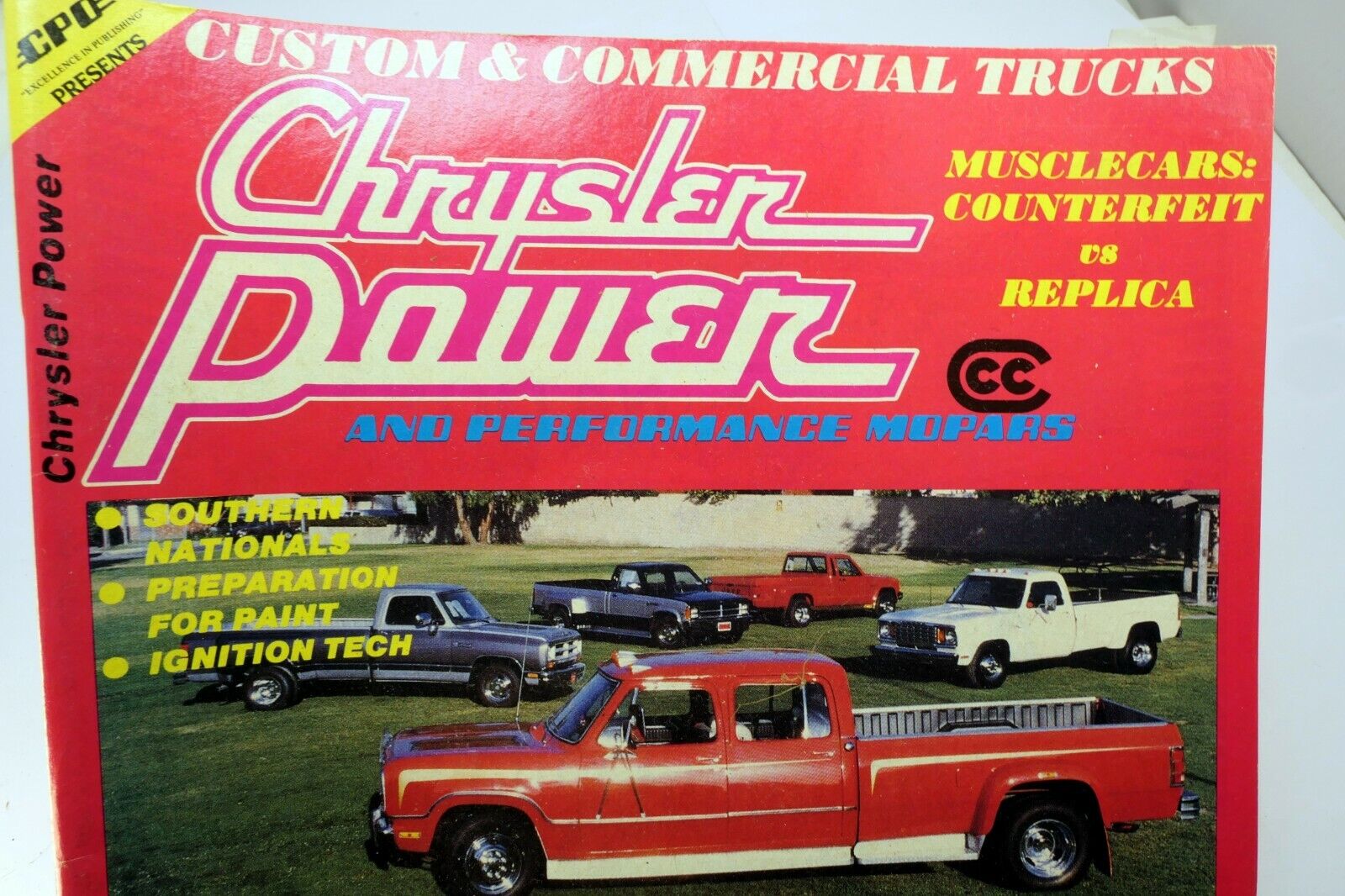 Chrysler Power Car Magazine September 1993  Performance Mopars Muscle cars Fakes