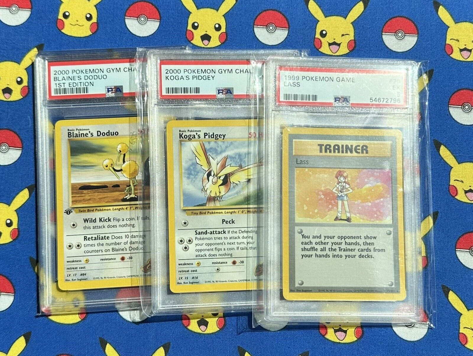 Vintage PSA Graded Pokémon Card Lot