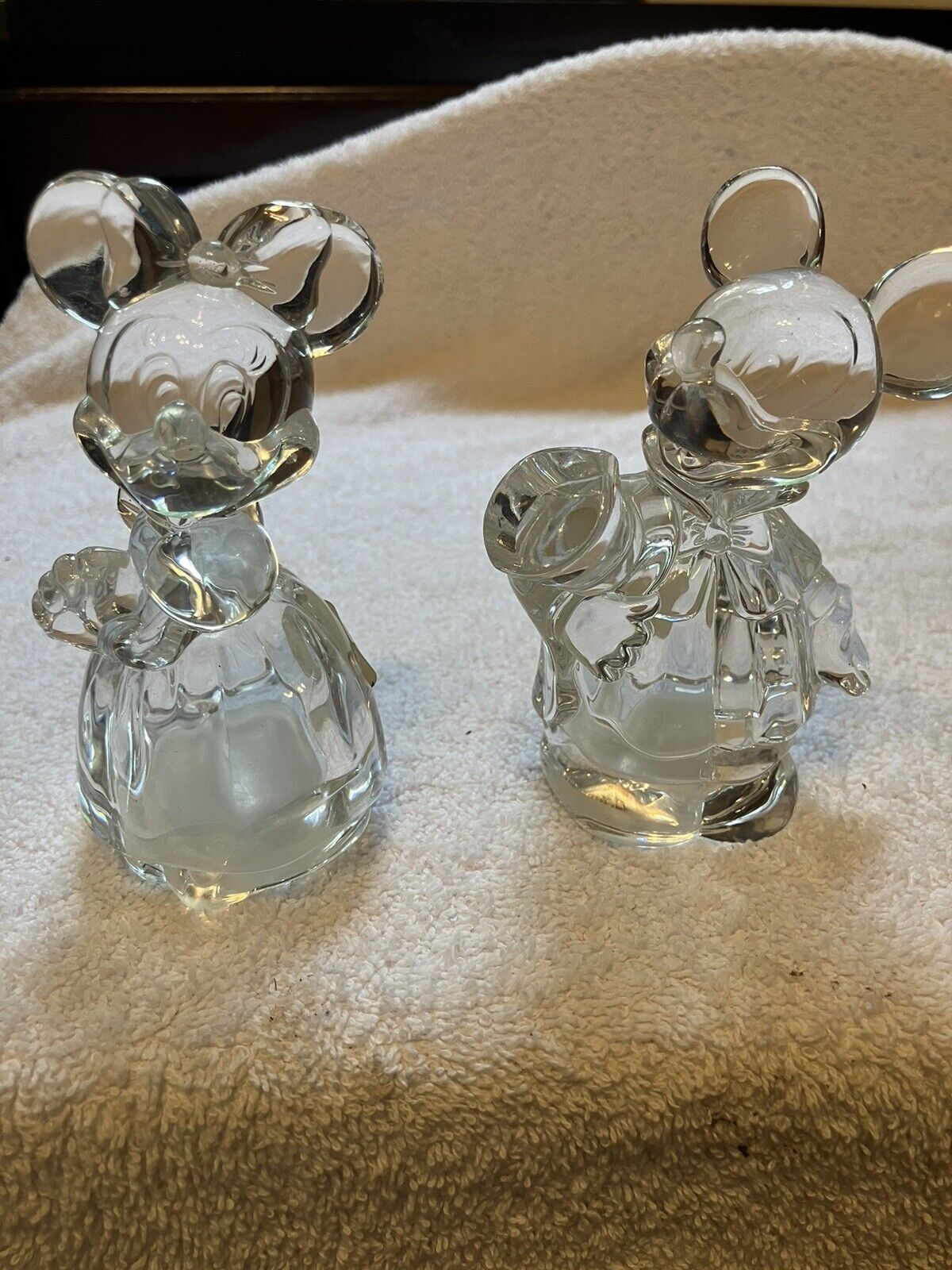 Lenox - Mickey and Minnie - Lead Crystal - Salt and Pepper