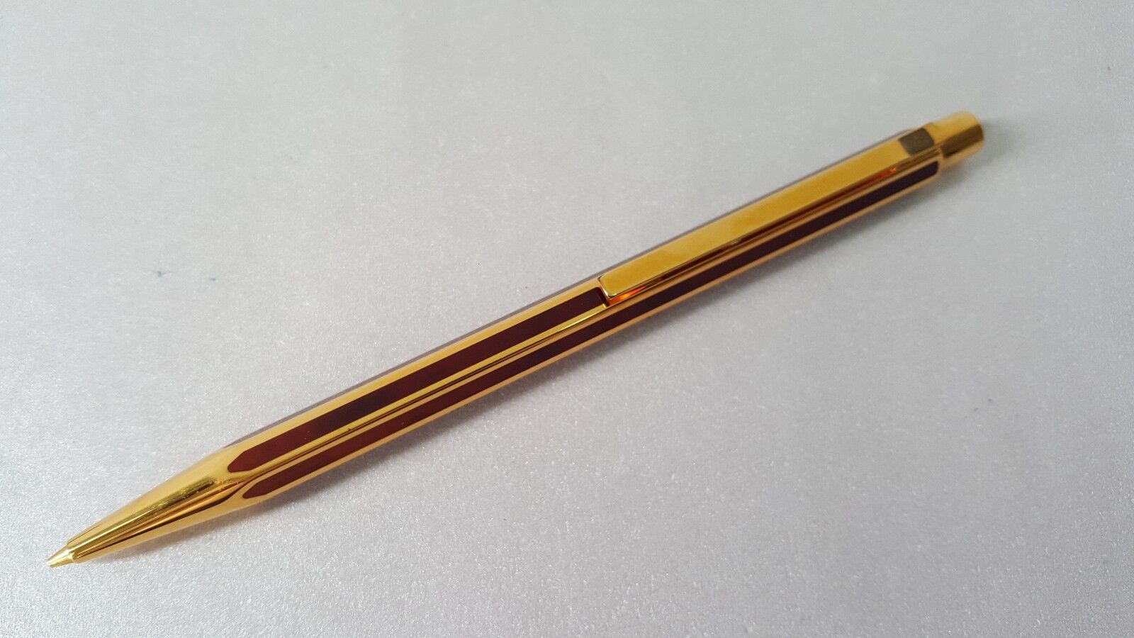Vintage Caran d\'Ache Hexagonal Chinese Lacquer Mechanical Pencil ~ NEW (C8)