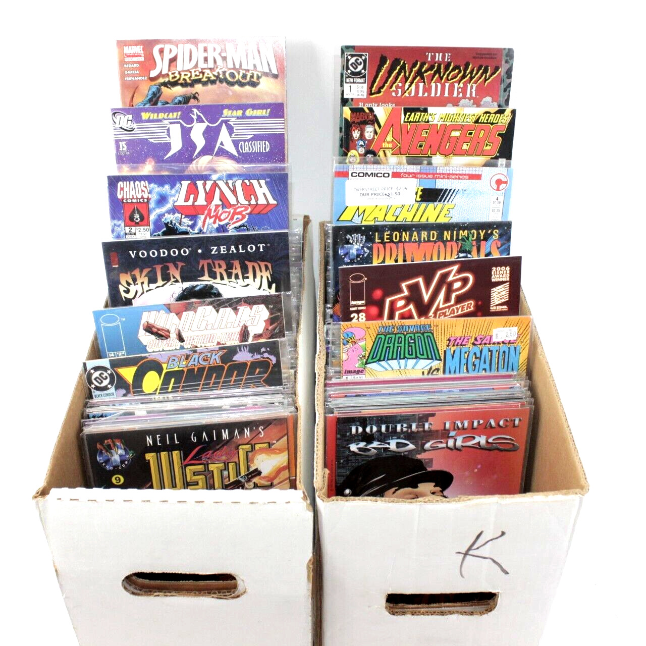 Huge Comic Book Lot 300 Marvel DC Image Valiant Mixed Wholesale Resale Box #3