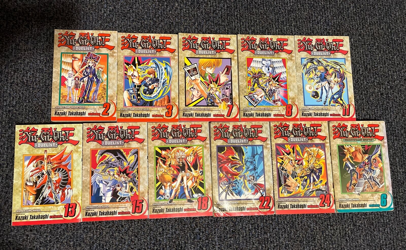 Yu-Gi-Oh Duelist -RARE OOP- LOT - Vol. 2-3, 7-8, 11, 13, 15, 18, 22, 24 + Bonus