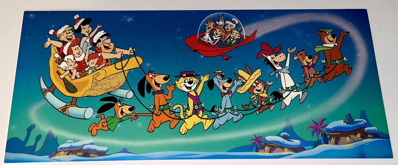 Hanna Barbera Seasons Greetings Holiday Card Rare