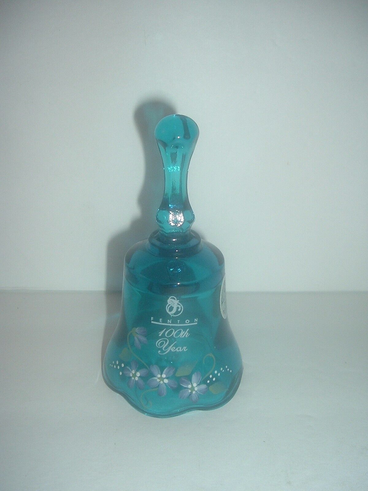 Fenton Glass 100th Year Hand Painted Artist Signed Bell