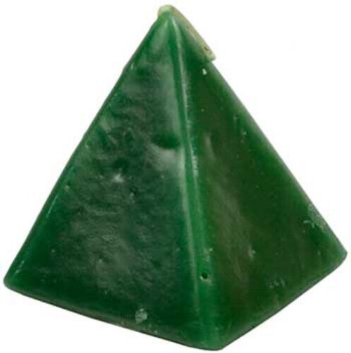 Green Pyramid Attract Money Candle - Cherry Scented