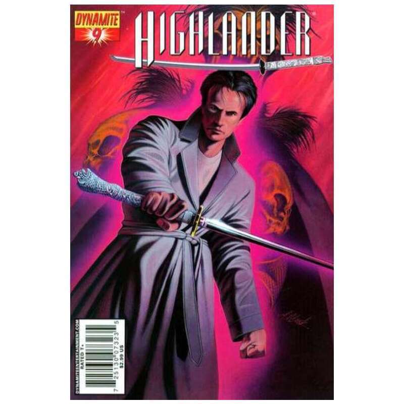 Highlander (2006 series) #9 Beck cover in NM minus cond. Dynamite comics [j&