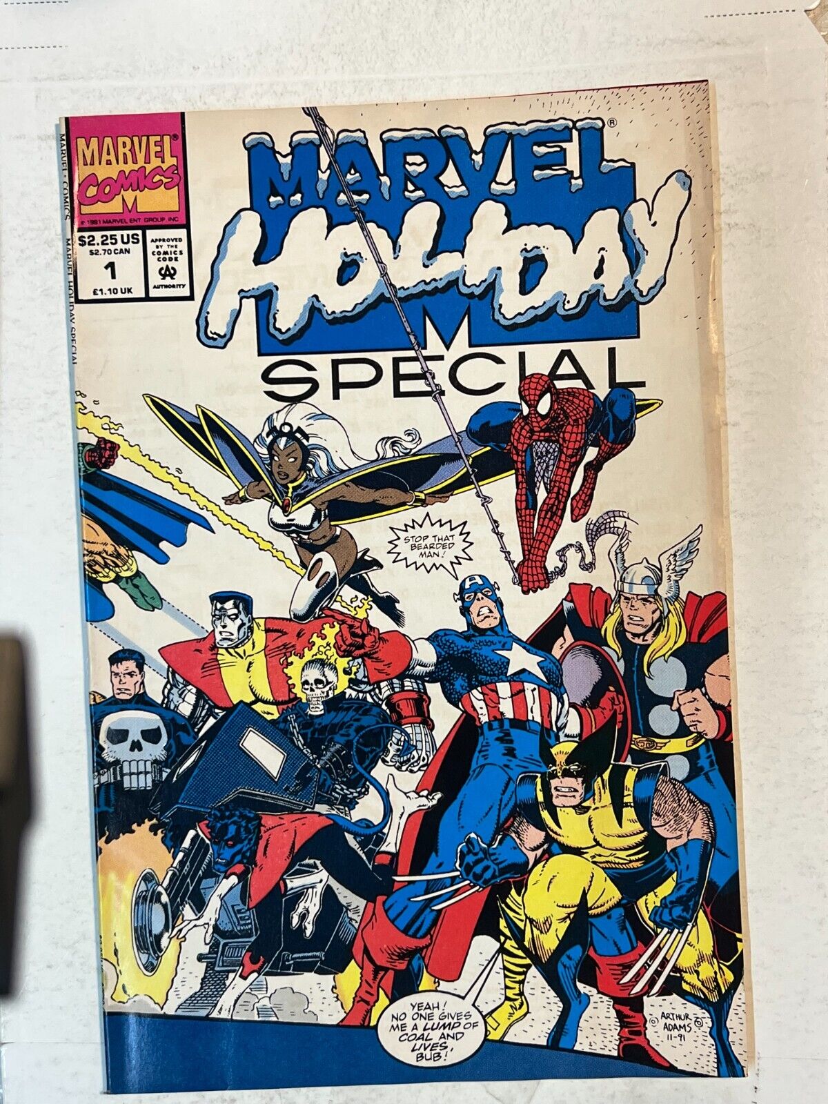 marvel holiday special #1 marvel 1991 | Combined Shipping B&B