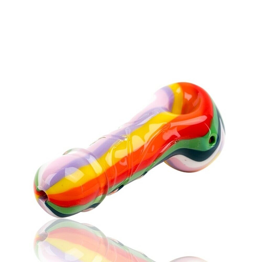 Empire Glassworks Rainbow Rod Penis Pipe