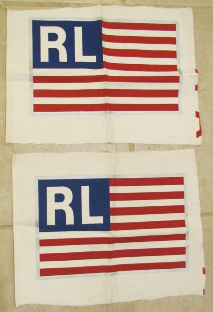VTG Ralph Lauren 1990's Polo Sport Cologne RL Banners for Cologne Launch in 1994