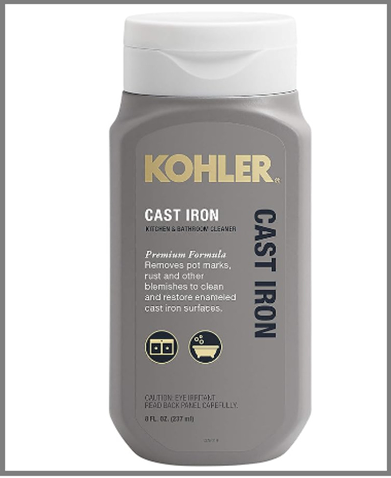 Kohler K-23725-NA Cast Iron Cleaner 8 Fl Oz (Pack of 1)*