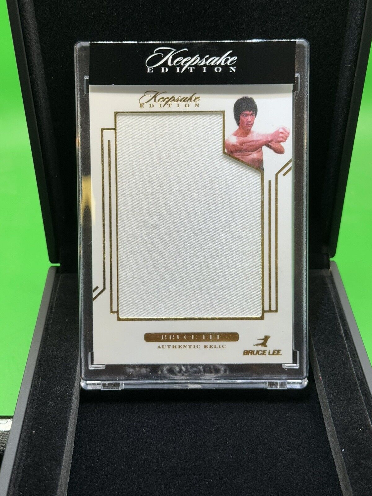 2024 Keepsake Bruce Lee 50th Relic Card #/50 Card 71 +Lightbox