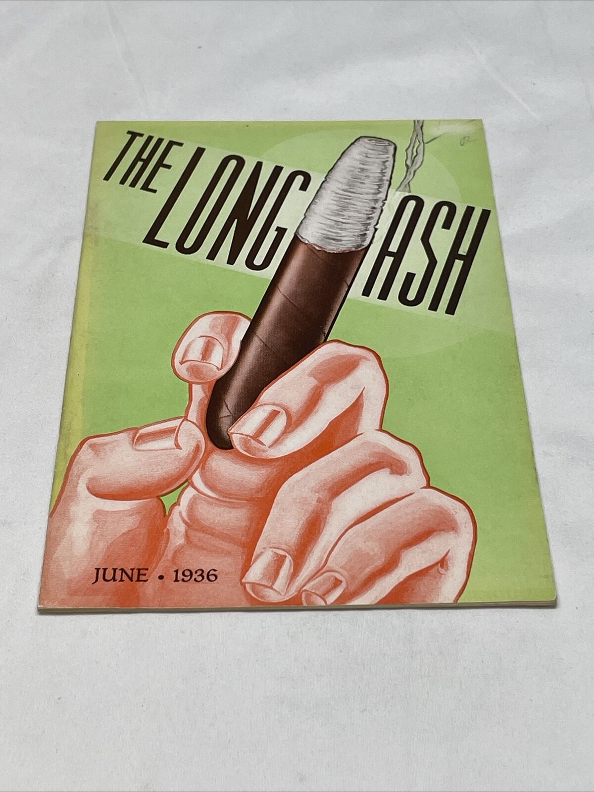 Vintage The Long Ash June 1936 Tobacco Magazine Paper Ephemera KG JD