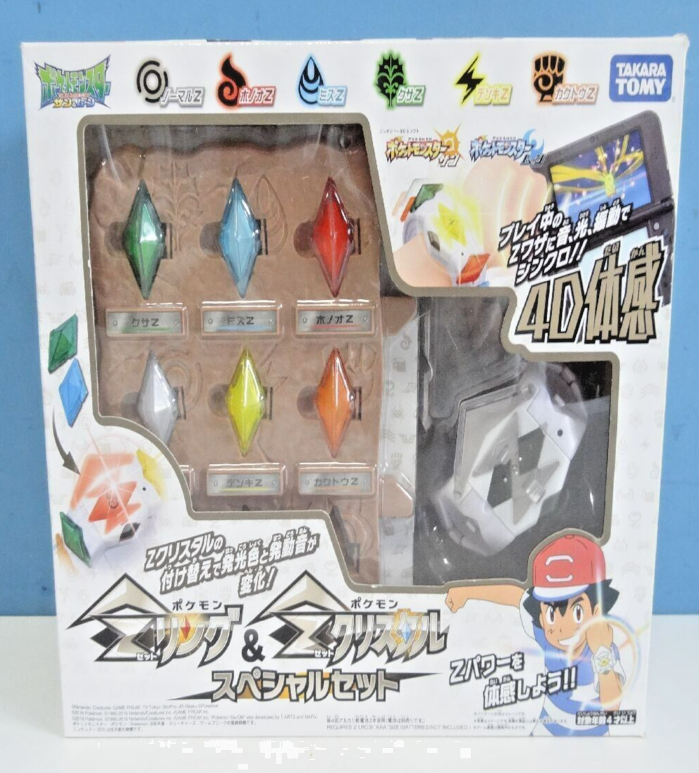 Pokemon Pokémon Z-Ring Z-Crystal Special Set Takara tomy Used