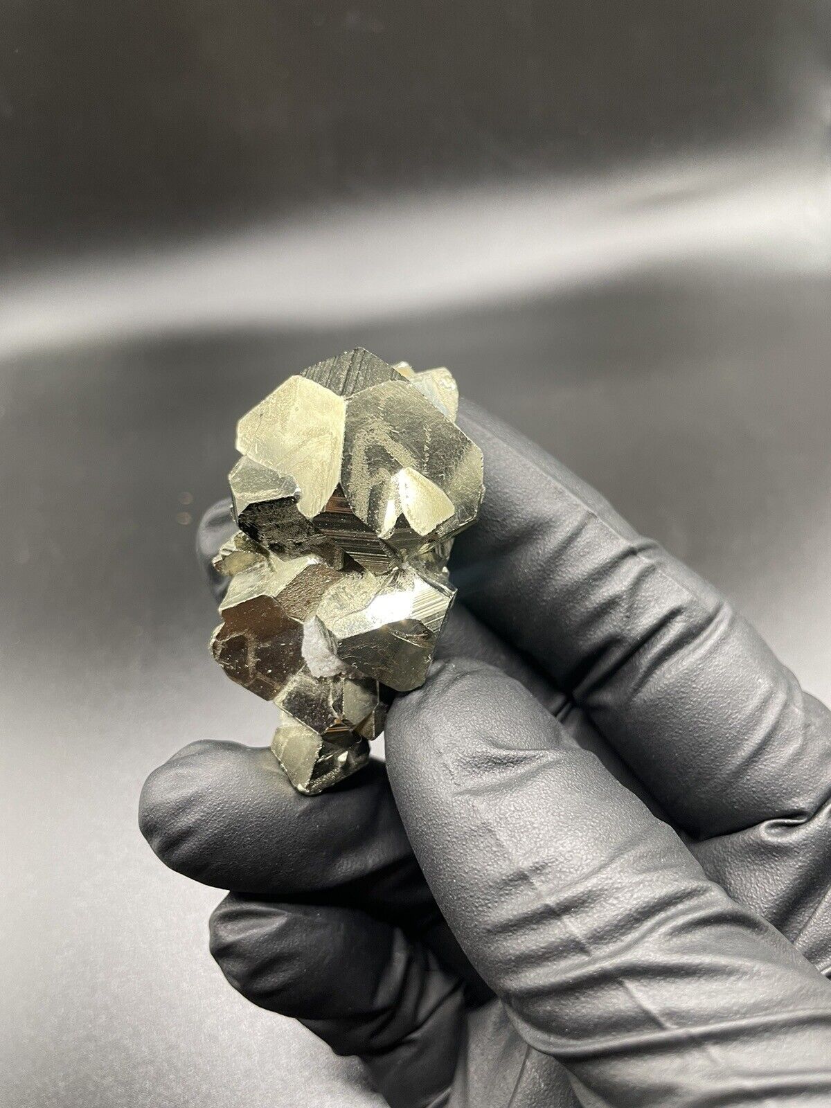 Lustrous Pyrite cluster from the Haunzala Mine, Peru