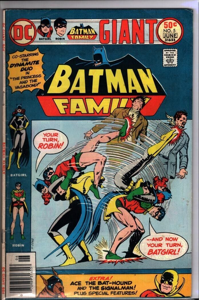 39443: DC Comics BATMAN FAMILY #5 F Minus Grade