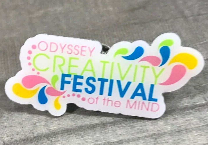 Odyssey of the Mind Creativity Festival Lapel Hat Jacket Vest Backpack Bag Pin