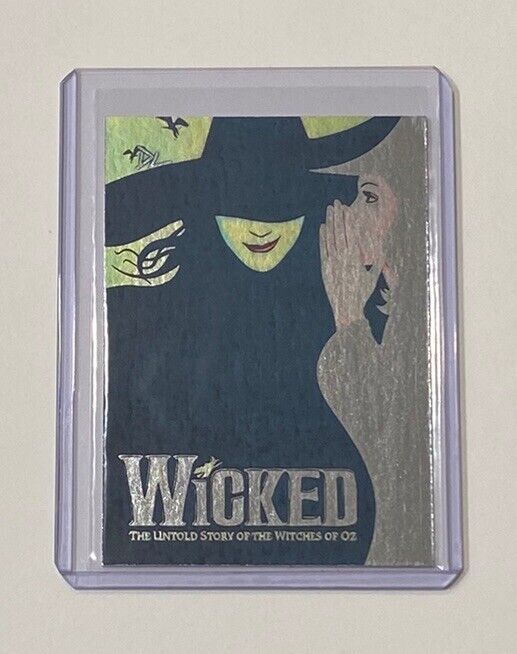 Wicked Platinum Plated Limited Artist Signed “Broadway Classic” Trading Card 1/1