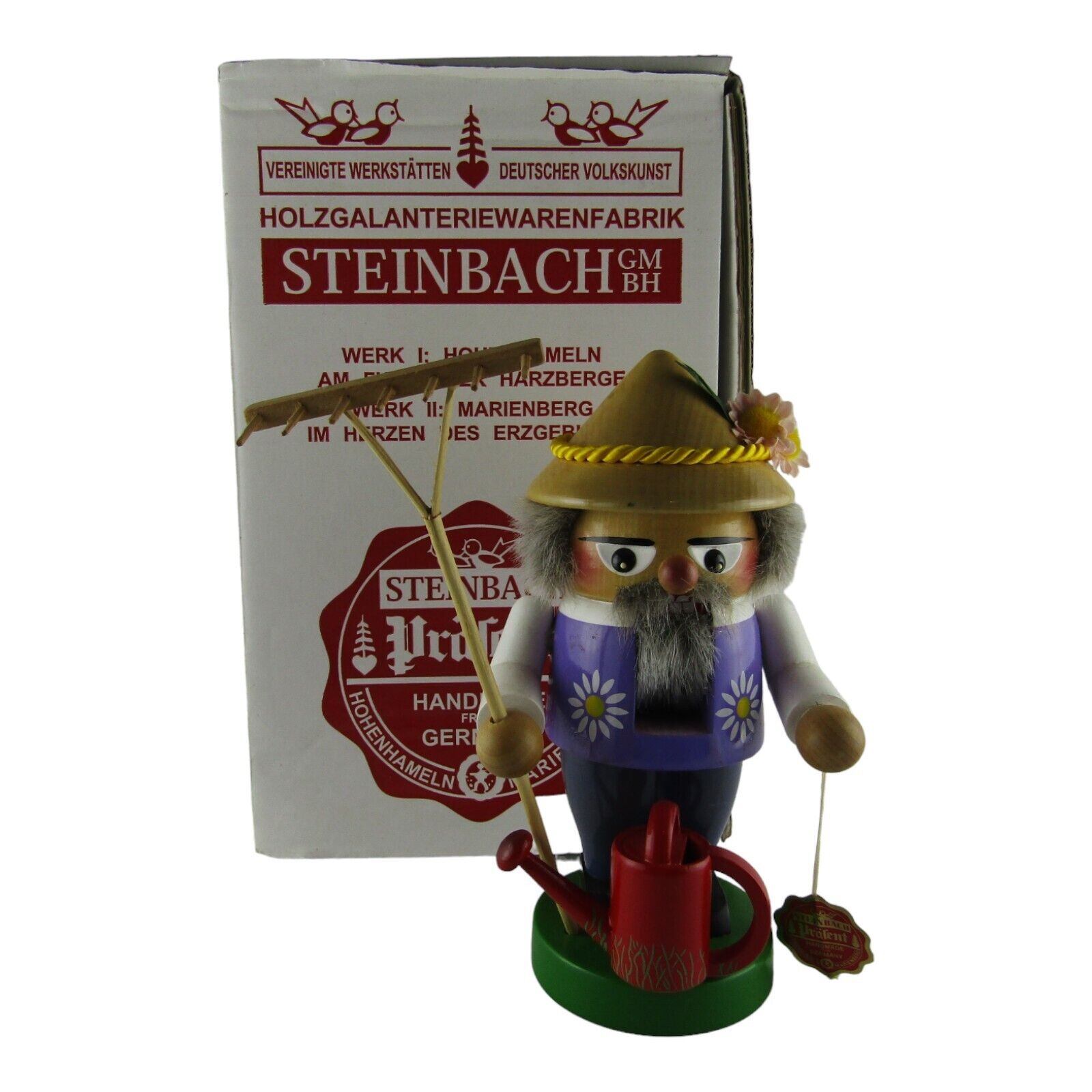 Steinbach Toy Soldier Nutcracker S1515, Troll Gardener, Handmade Germany w Box