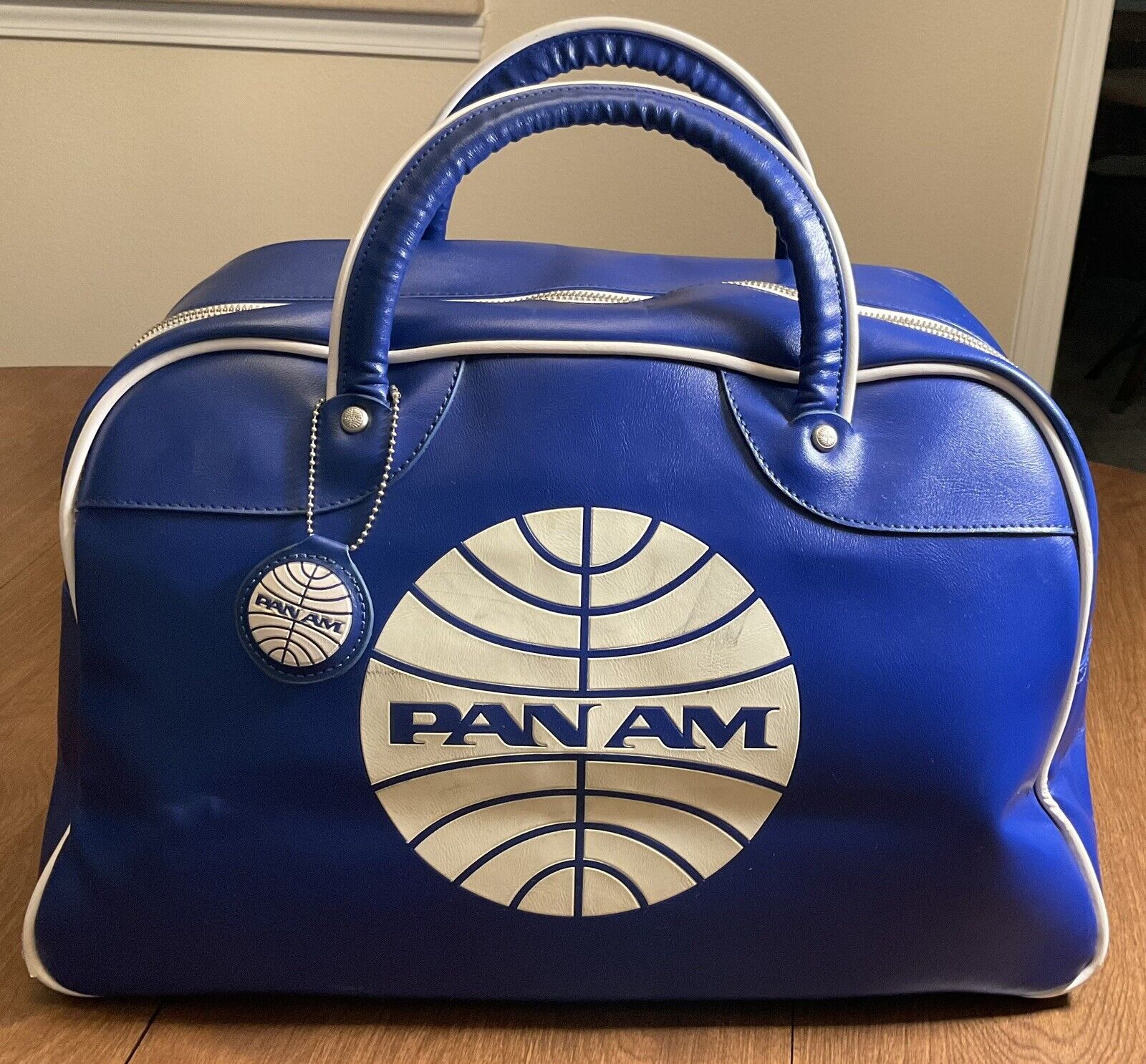 Pan AM Carry On Blue Bag With Certified Label