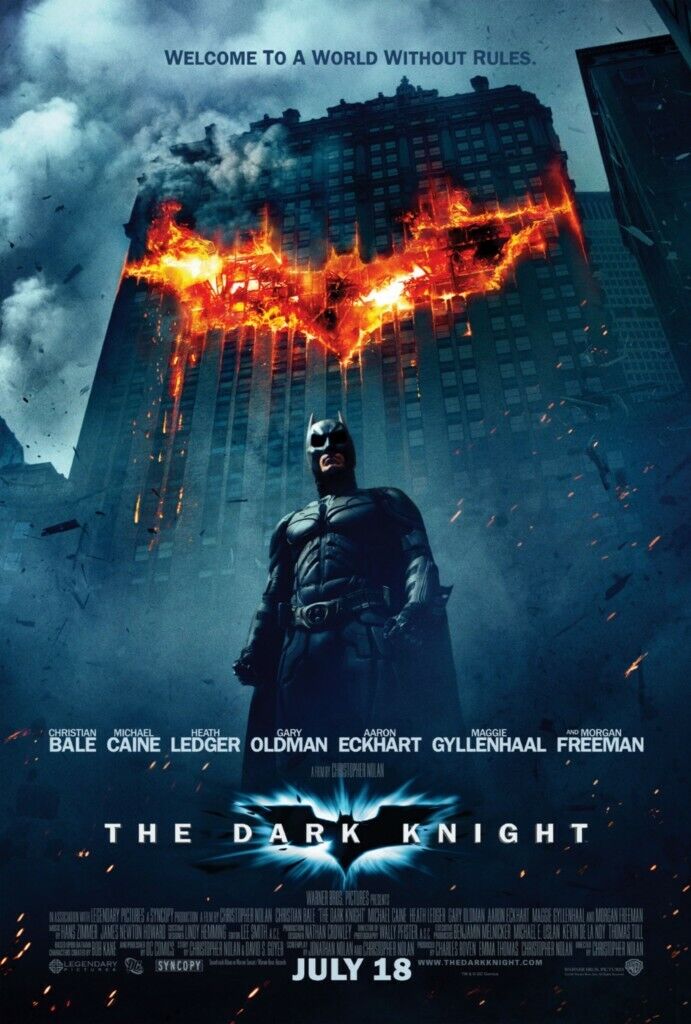The Dark Knight Movie Poster Print Joker Batman 11x17 16x20 22x28 24x36 27x40 D