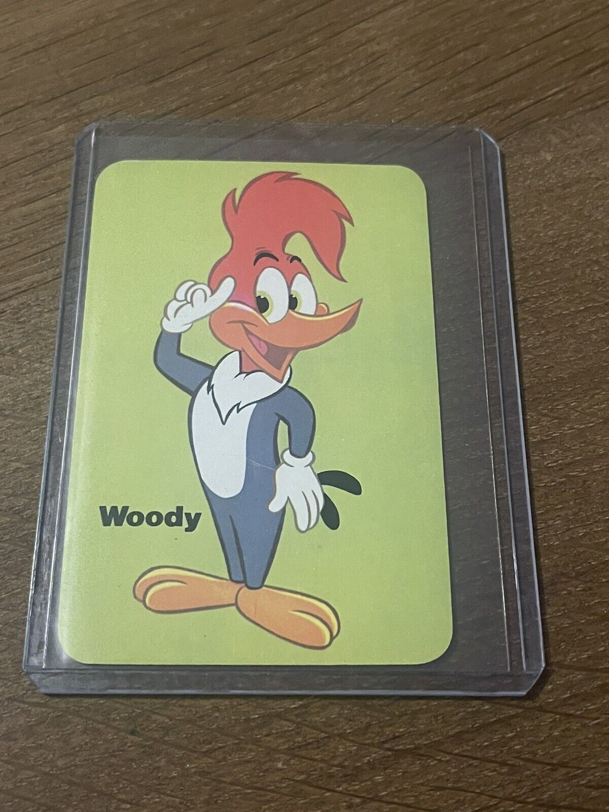 1975 Castell Bros. Ltd. Woody Woodpecker Card Walter Lantz Productions RARE CARD