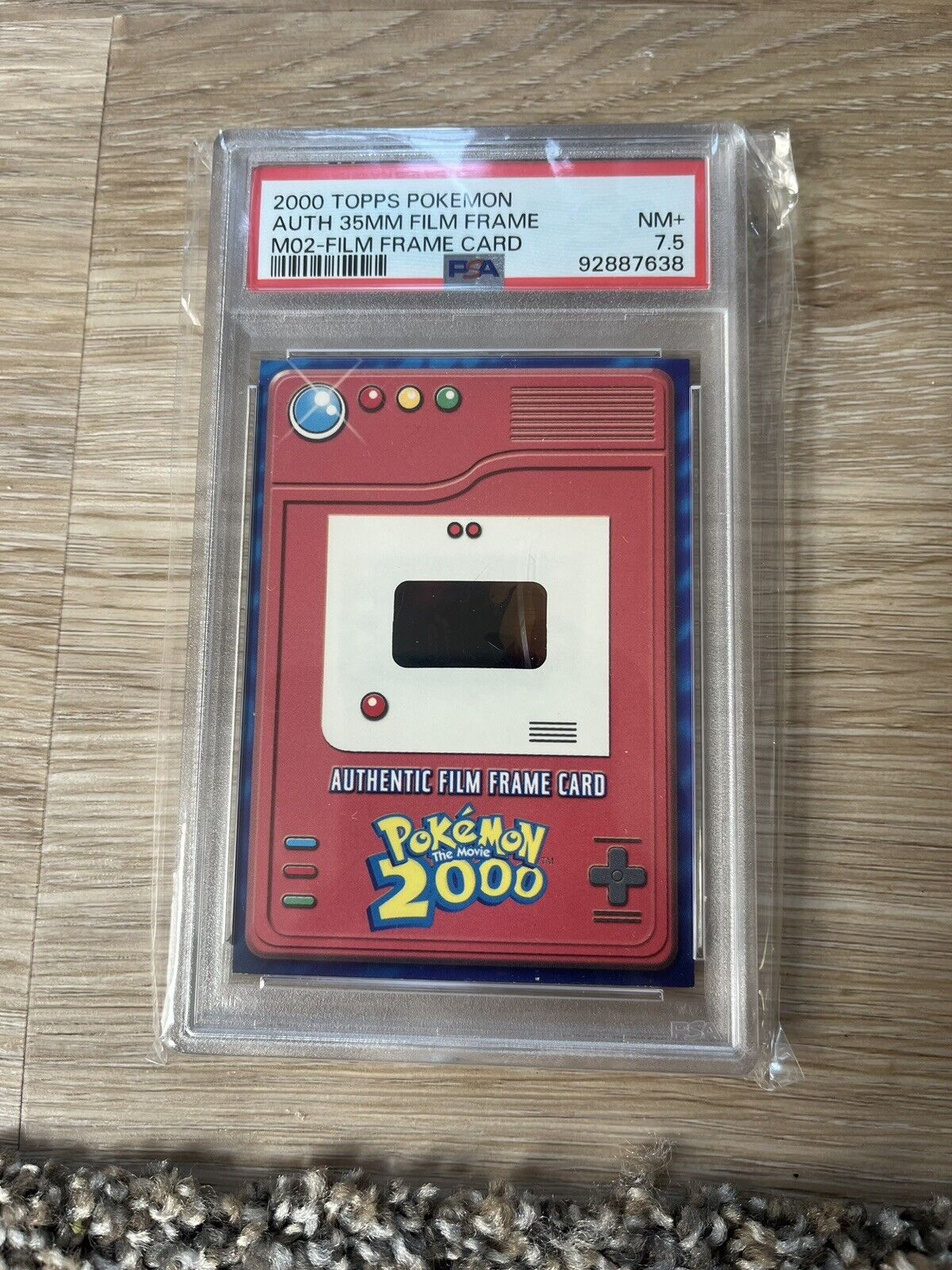 2000 Topps Pokémon Auth 35mm Film Frame M02-Film Frame Card
