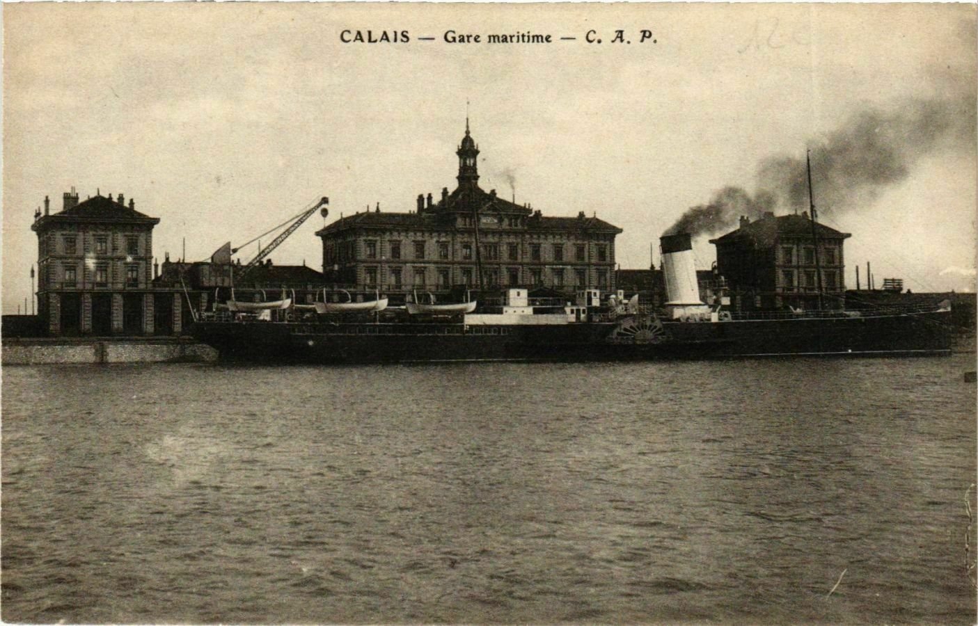 CPA AK Calais - SHIPS Maritime Station (911299)