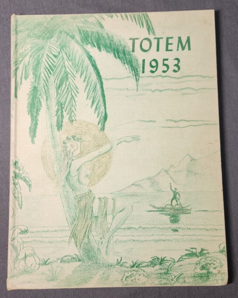 Totem/Eagle Rock High School Yearbook, 1953, Los Angeles, CA, HC/G+