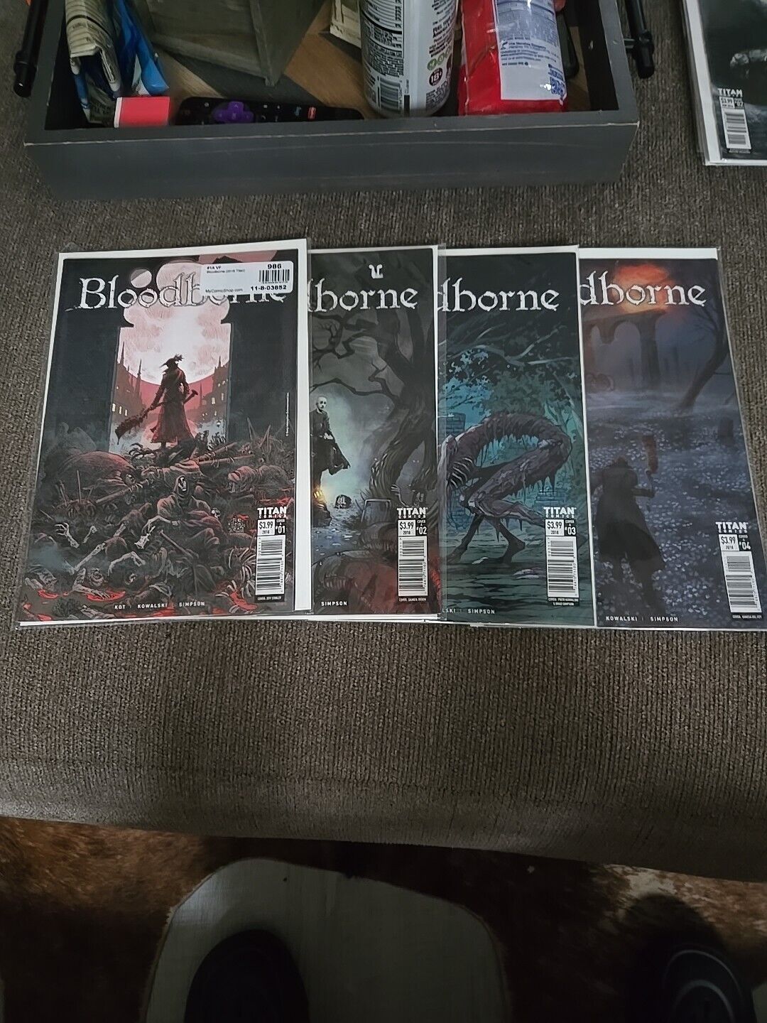 Bloodborne #1-4 (of 16) Based on Video Game Ales Kot Titan 2018 VF/NM A Covers