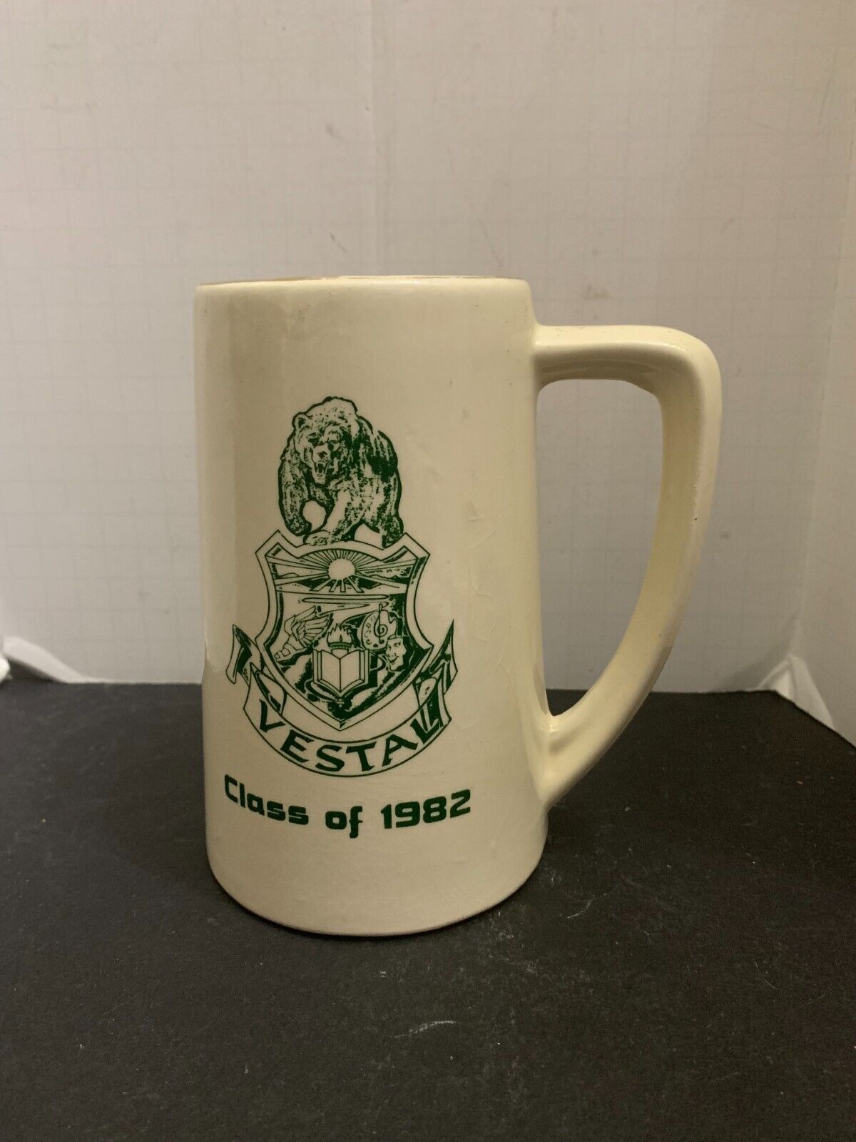 Vintage Vestal High School Class of 1982 Pottery Stein Vestal New York