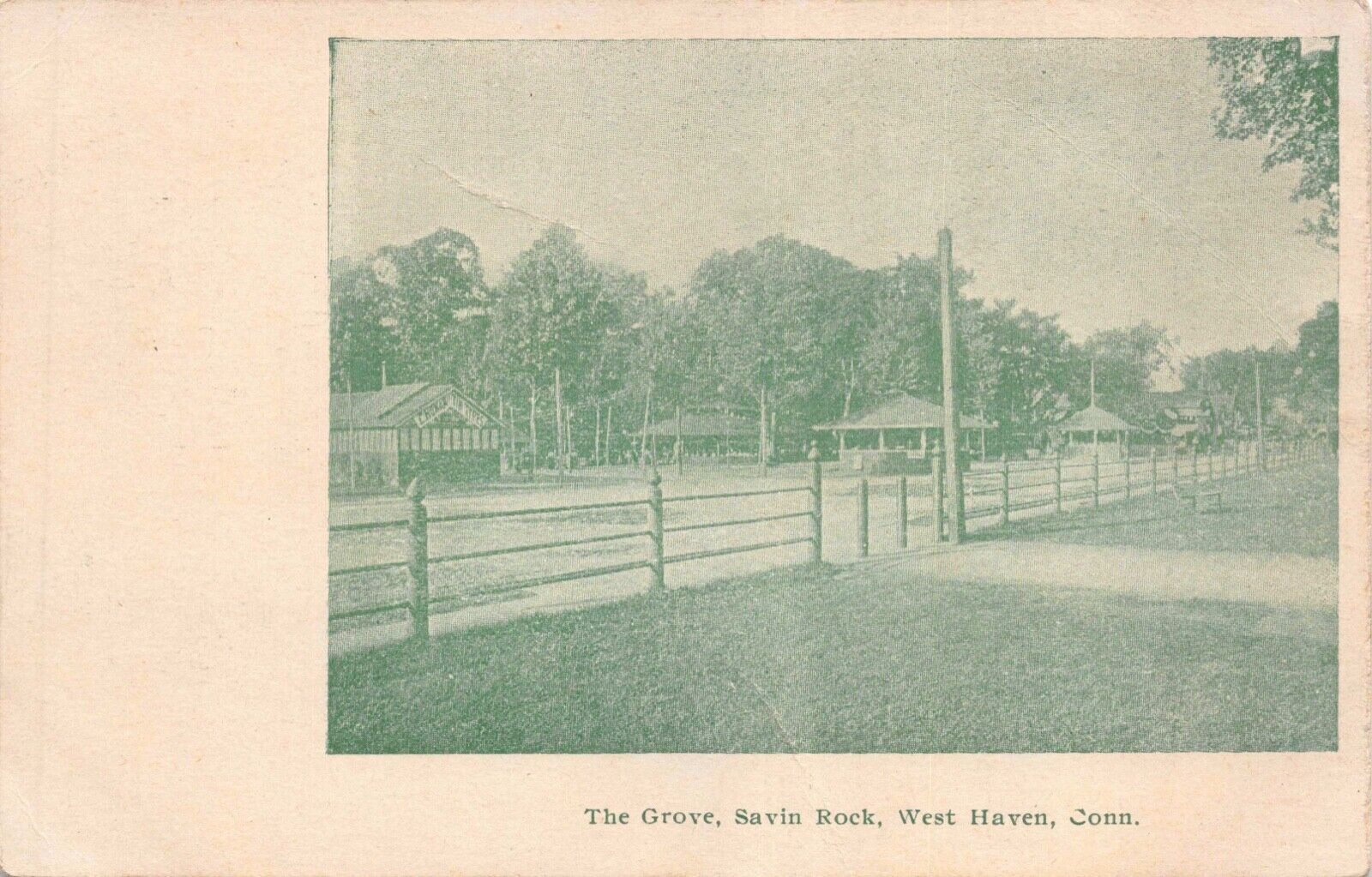 Postcard The Grove, Savin Rock in West Haven, Connecticut~130368
