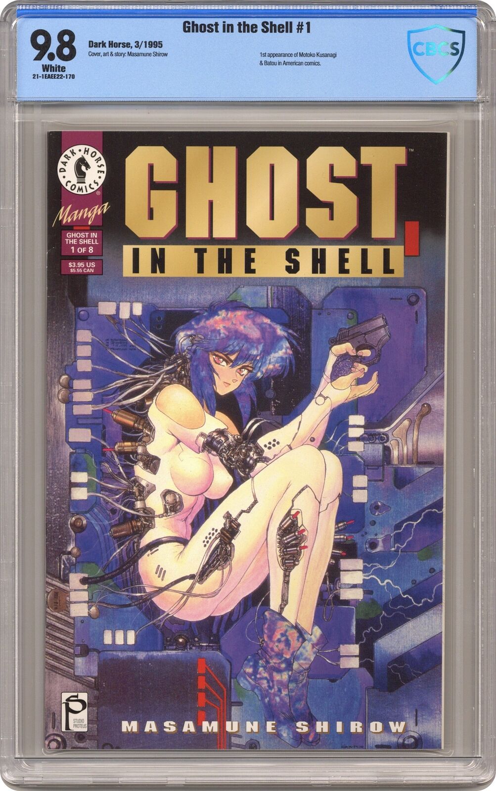 Ghost in the Shell #1 CBCS 9.8 1995 21-1EAEE22-170