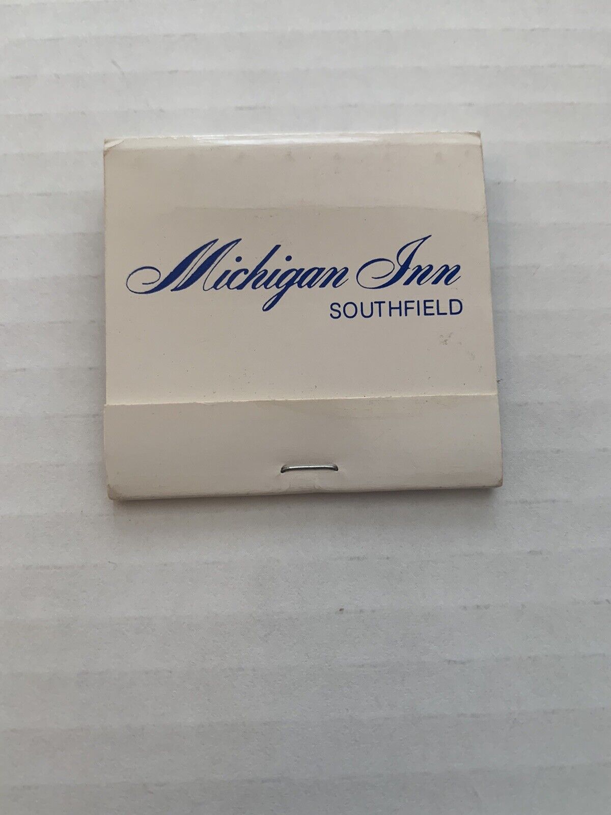 Vintage Michigan Inn Matchbook Full Unstruck Souvenir Ad Matches Southfield