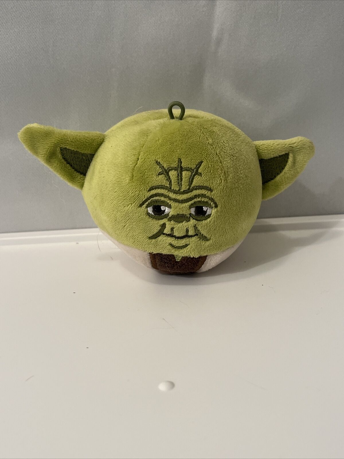 Star Wars Yoda Plush Hallmark Fluffballs Disney Ornament Lucas Films Stuffed Toy