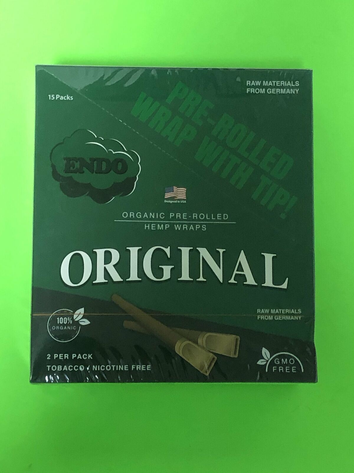 FREE GIFTS🎁Endo Original High Quality Organic Pre-Rolled🍁Hemp Rolling Papers🔥