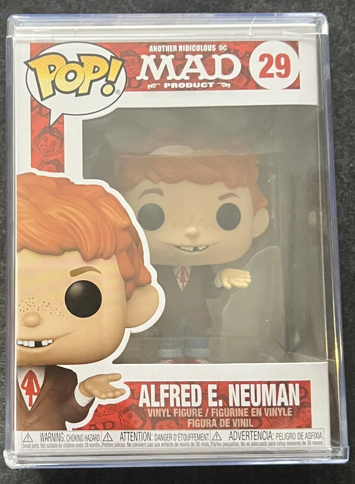 Rare Alfred E Neuman Funko Pop Error. Two Right Hands. Manufacturing Mistake.NEW