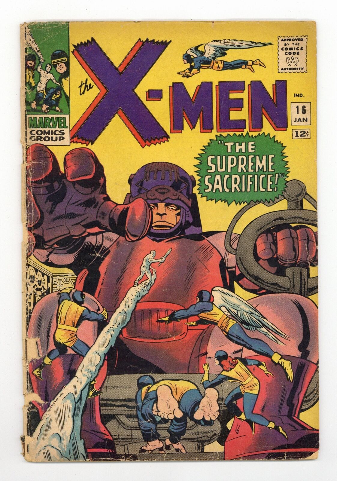 Uncanny X-Men #16 FR/GD 1.5 1966