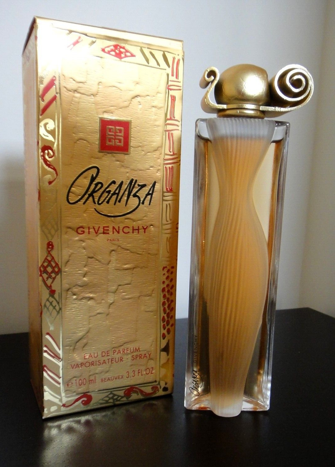 GIVENCHY ORGANZA EAU DE PARFUM Perfume EDP 3.3 oz - VINTAGE - 90% full