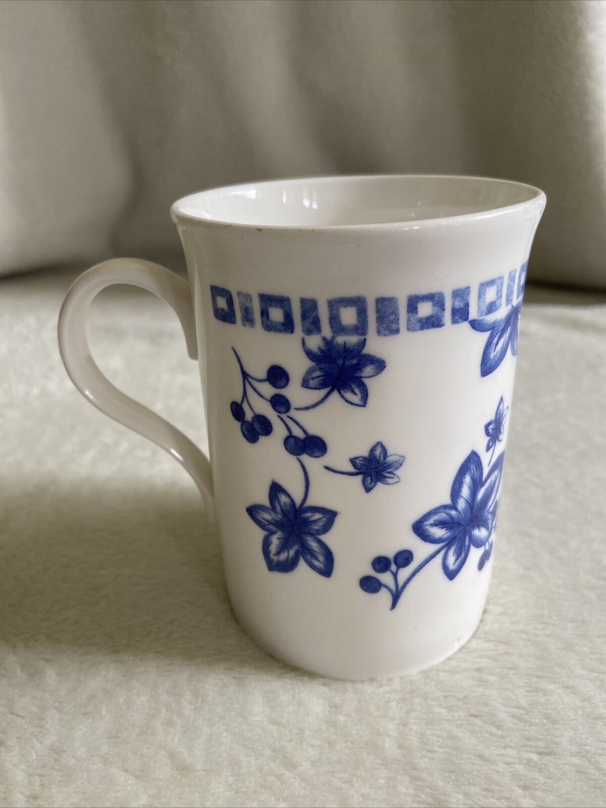 Vintage Floral Mug Crown Trent Fine Bone China Made in England Mug Floral design